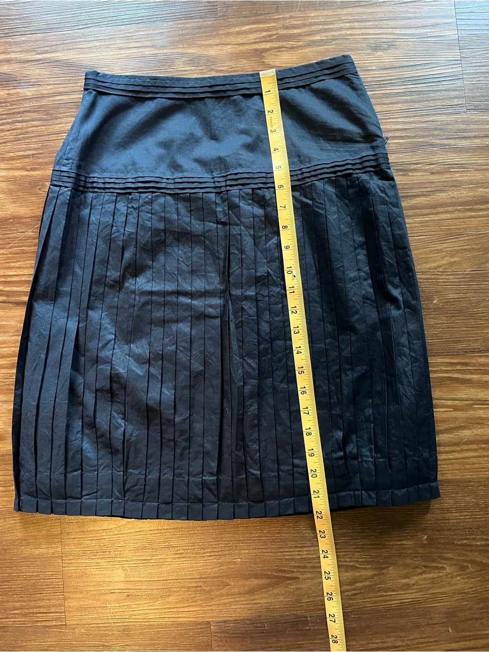 NWOT J.Crew Drop-Waist Cotton Skirt and Sharp Accordion Pleats Size 0 - Picture 10 of 10